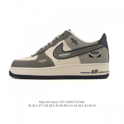 Company-grade Nike Air Force 1 '07 Low, 2025 new model, thick-soled, height-inc