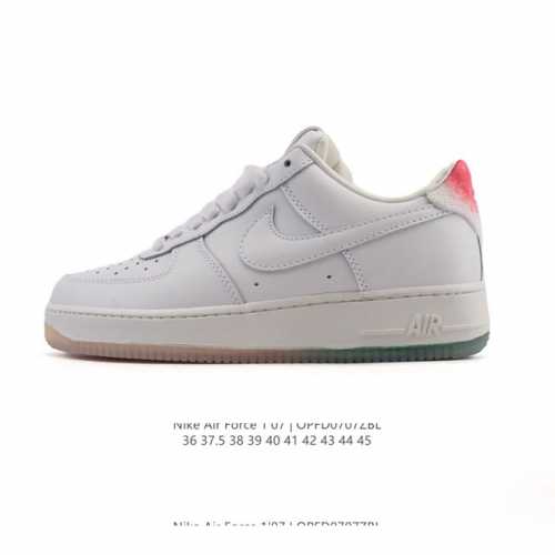 Authentic Nike Air Force 1 '07 Low Air Force One white shoes with air cushion, l