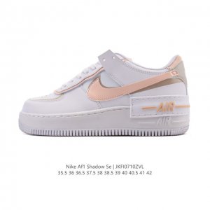 Nike Nike low-top sneakers Air Force One Af1 macaron Af1 thick-soled height-enha