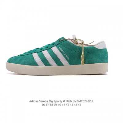 Corporate-grade Adidas Sporty & Rich x Samba Og Adidas Low-Top Derby Sneakers Ih