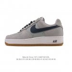 Nike Air Force 1 '07 Low, a versatile, platform, low-top white sneaker with cush