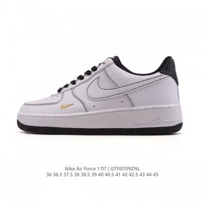 Company-level Af1 Nike Air Force 1 '07 Low Air Force One white shoes with thick
