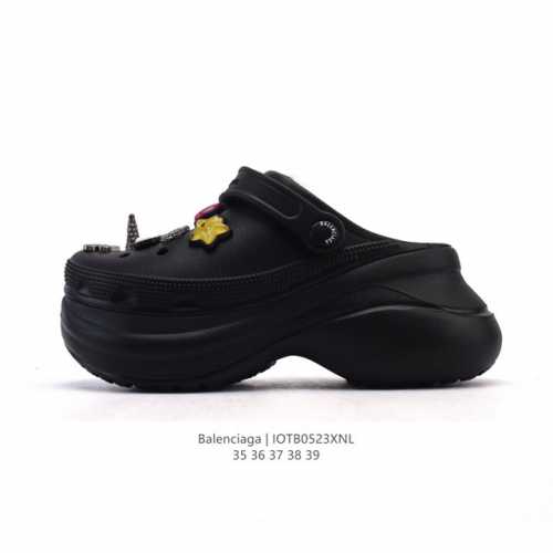 Company-Level Balenciaga Parisian Family Women's Thick-Soled Height-Enhancing Cl