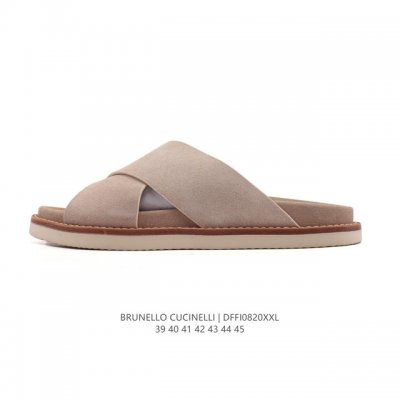 New arrival, Brunello Cucinelli, an Italian luxury brand. Luxury men's suede sa