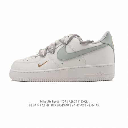 Company Grade Nike Air Force 1 '07 Low Deconstructed Lace-up Double-lace Thick- - Click Image to Close