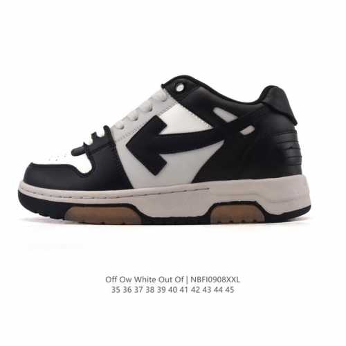 Exclusive company-level photos of Off-White Out Of Office low-top lace-up fashi