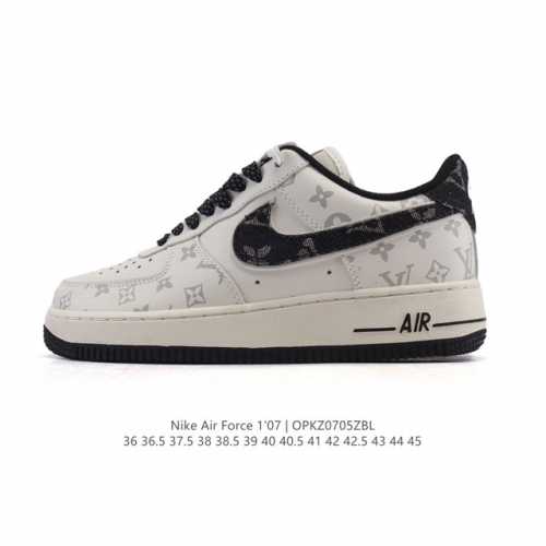 Company-level Af1 Nike Air Force 1 '07 Low Air Force One white shoes with thick