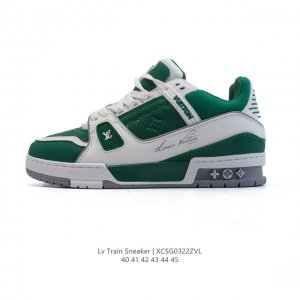 180 Louis Vuitton Lv 3D Logo Lv Louis Vuitton Trainer Sneaker Low 40-45 Xcsg0322
