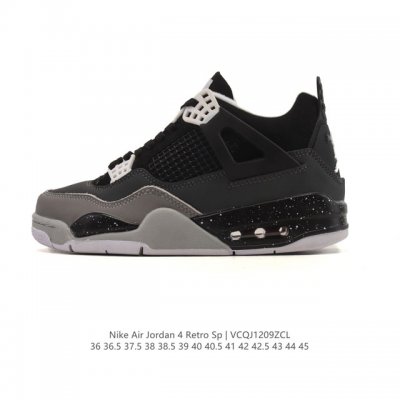 Nike Air Jordan 4 Retro Og Michael Jordan AJ4 Low-top Retro Casual Sports Baske