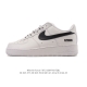 Company-grade Nike Air Force 1 '07 Low platform sneakers, featuring a thick sole