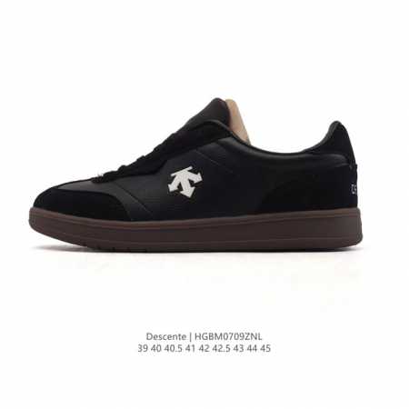 Company-level Descente lightweight leather shoes German training shoes fashion - Click Image to Close