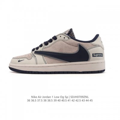 Company-level genuine Nike Air Jordan 1 Low Og Sp Military Blue Aj1 Joe 1 rever