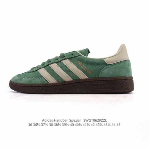 Adidas Handball Spezial Low-top Clover College Style Retro Casual Sneakers Germ