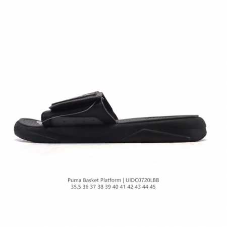 Price reduction: Original price ?100. Puma Basket Platform Slippers, new men's f - Click Image to Close