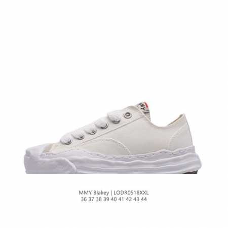 Mmy Blakey mmy Maison Mihara Yasuhiro Original Sole Canvas Low mmy blakey Mmy B - Click Image to Close