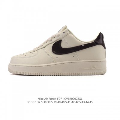 Nike Air Force 1 '07 Low Air Force One White Cushioned Shoes, a versatile low-t