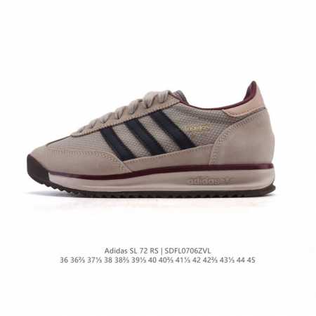 Adidas Sl 72 Shoes Classic Retro Thin-soled Sneakers T-toe Shoes Clover Retro C - Click Image to Close