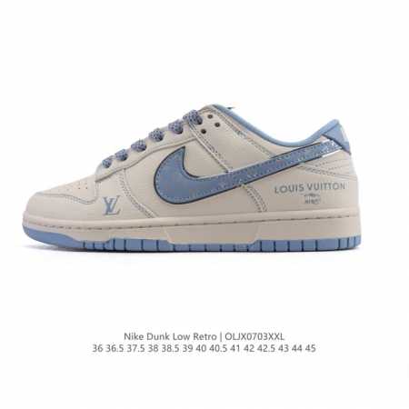 Corporate Nike Dunk Low Retro Sneakers Retro Skateboard Shoes Louis Vuitton Co- - Click Image to Close