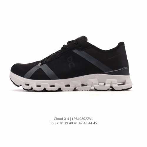 New On Run Cloud X4 Comfortable, Non-Slip, Supportive Low-Top Training Shoes. O