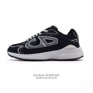 dior Dior Men's Shoes D-Connect Neoprene Sneakers Thick-Soled Height-Enhancin