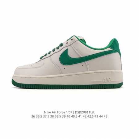 Nike Air Force 1 '07 Low Air Force One White Cushioned Shoes, a 2025 model with - Click Image to Close