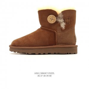 Ugg Snow Boots, High-Top Buckled Boots, Fashionable and Comfortable Women's Shoe