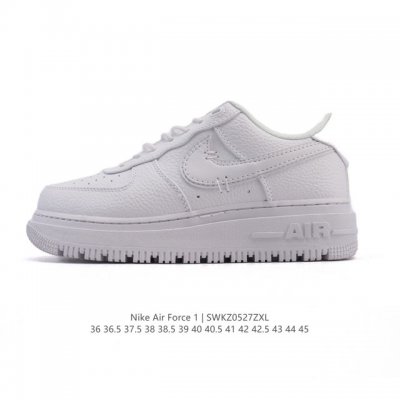 Nike Air Force 1 Low Luxe Air Force One Low-Top Thick-Soled Casual Sports Sneake