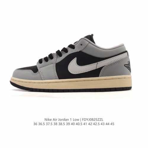 Nike Jordan Air Jordan 1 Low Aj1, a low-top retro, casual sports basketball shoe