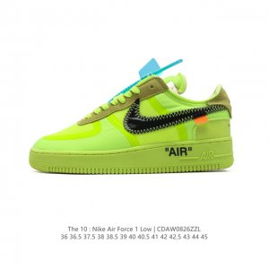 nike Off-White X Air Force 1 Ow Air Ao4606 36 36.5 37.5 38 38.5 39 40 40.5 41 4