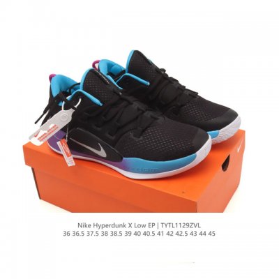 Nike Hyperdunk X Low Ep Low-top Men's and Women's Basketball Shoes, Dual Air Cu