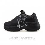 Company-grade MLB Bigball Chunky New York Yankees platform sneakers, unisex retr