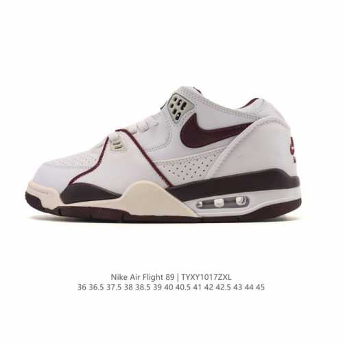 Super Cool Nike Air Flight 89 Cushioned Shoes, AJ4 Simplified Low-Top Basketball
