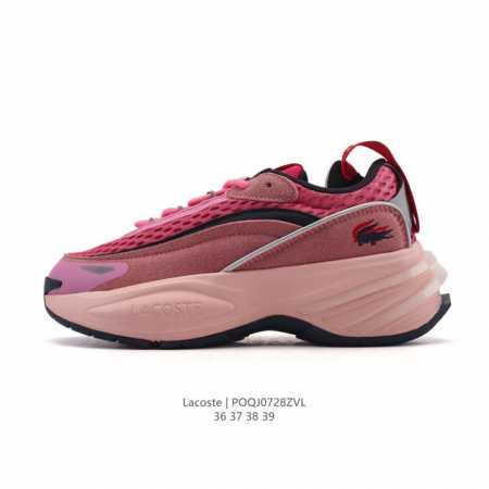 Lacoste fashionable outdoor casual series sneakers, thick-soled, height-enhancin - Click Image to Close