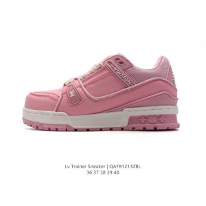 Louis Vuitton Lv 3D logo lv louis Vuitton Trainer Sneaker Low 36-40 Qafr1213Zbl