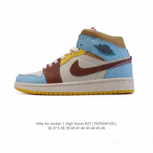 Jordan 1 Zoom Air Retro High Aj1 1 1 Rb+Eva Sole , Comfort Nike Wmns Air Jordan