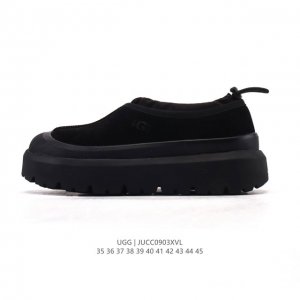 Authentic Ugg retro low-top sneakers for men and women, trendy leather and fur