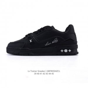 Louis Vuitton Lv 2025 3DLogo LvLouis Vuitton Trainer Sneaker Low 39-45 Gbfr0504