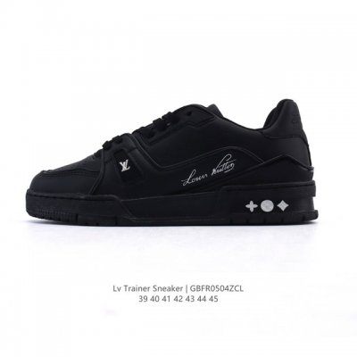 Louis Vuitton Lv 2025 3DLogo LvLouis Vuitton Trainer Sneaker Low 39-45 Gbfr0504