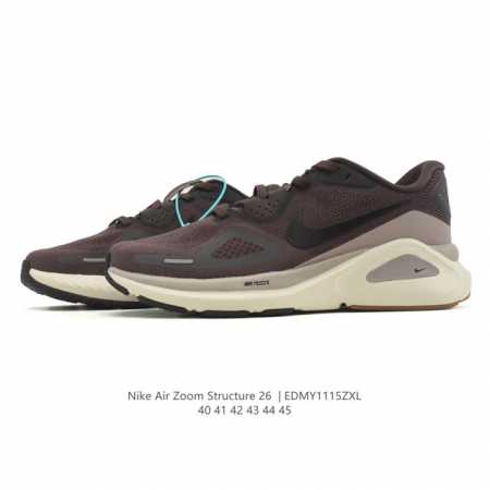 Nike Zoomstructure 26 Sports Comfortable Cushioning Anti-slip Wear-resistant Lo - Click Image to Close