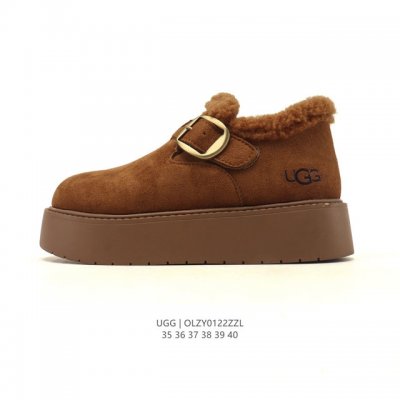 Company-grade Ugg low-top snow boots, playful and cute, versatile styles with V