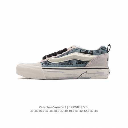 Vans Knu-Skool Vr3 Lx logo Vans knuskool imranpotato og 35-44 Cxkw0827Zbl - Click Image to Close