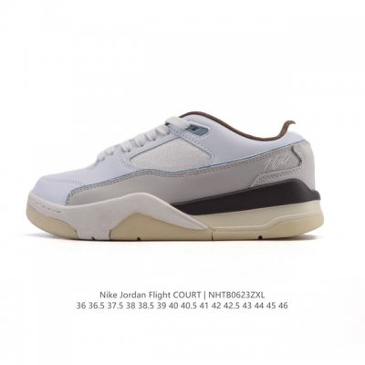 Nike Jordan Flight Court Fashion Casual Non-slip Wear-resistant Low-top Sports S