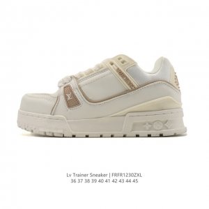 Louis Vuitton Arch Light Sneakers, LV genuine leather color-blocked shock-absor