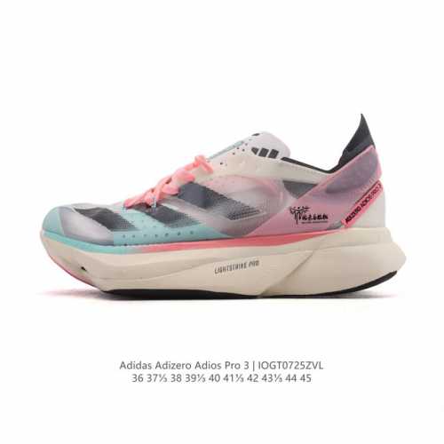 Adidas Adizero Adios Pro 3 Durable, Shock-Absorbing Professional Running Shoes f