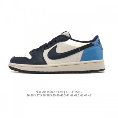 Authentic Nike Air Jordan 1 Low AJ1, a retro-inspired casual basketball shoe. I