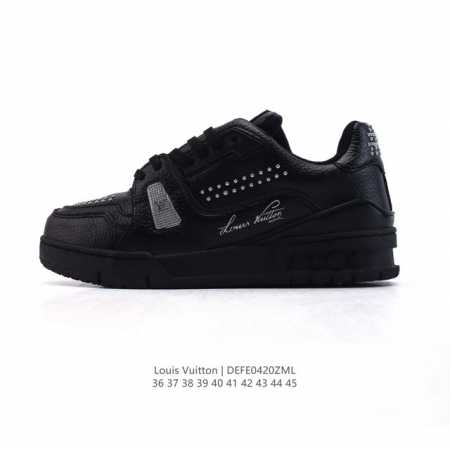 Louis Vuitton Lv 3D Logo Lv Louis Vuitton Trainer Sneaker Low 36-45 Defe0420Zml - Click Image to Close