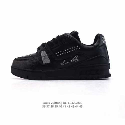 Louis Vuitton Lv 3D Logo Lv Louis Vuitton Trainer Sneaker Low 36-45 Defe0420Zml