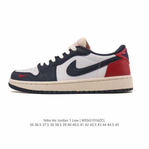 Company Grade Nike Air Jordan 1 Low AJ1, a low-top retro-style casual basketball