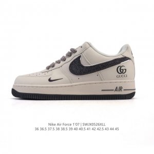 Company-Level Af1 Nike Air Force 1 07 Low Air Force One White Shoes With Thick S