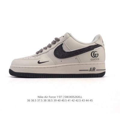 Company-Level Af1 Nike Air Force 1 07 Low Air Force One White Shoes With Thick S